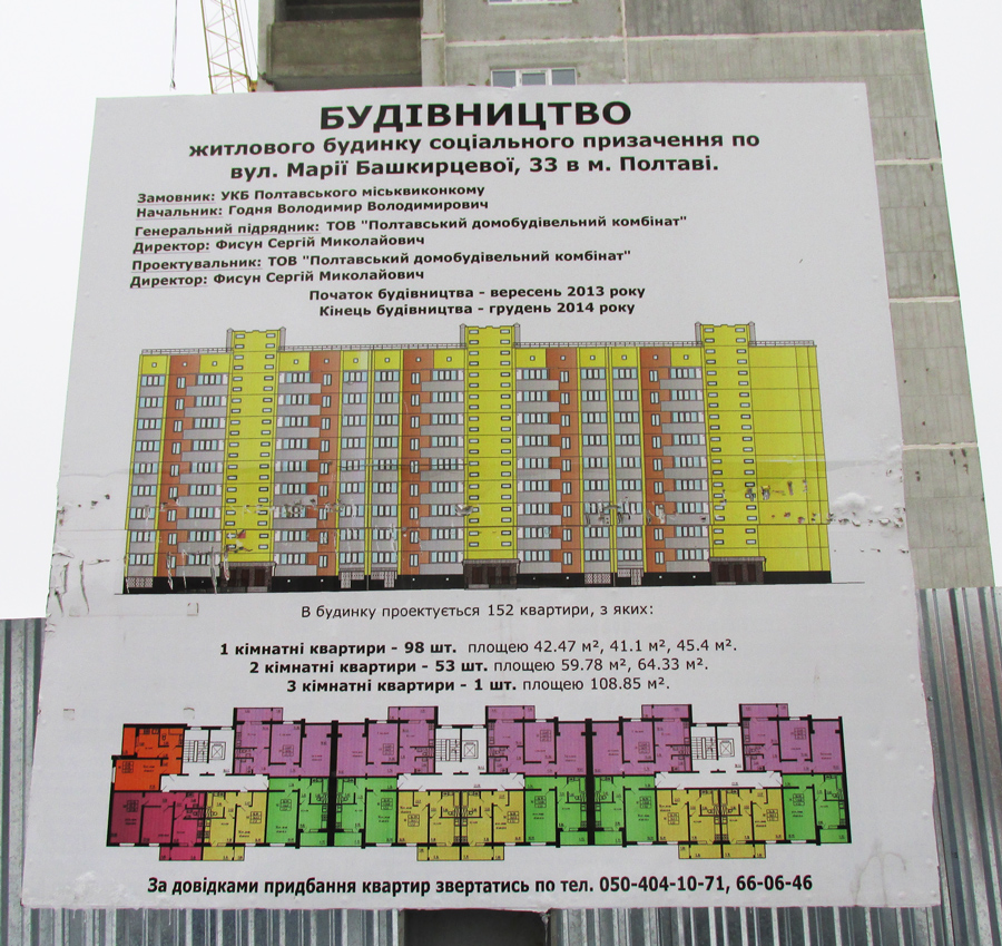 Полтава, Улица Марии Башкирцевой, 33
