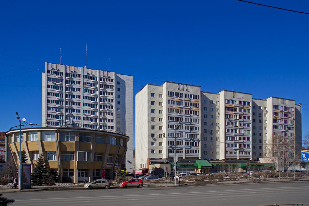Kazań, Улица Вишневского, 8 / Улица Лесгафта, 35; Улица Вишневского, 8 / Улица Лесгафта, 35 корп. 1; Улица Достоевского, 44 / Улица Вишневского, 6