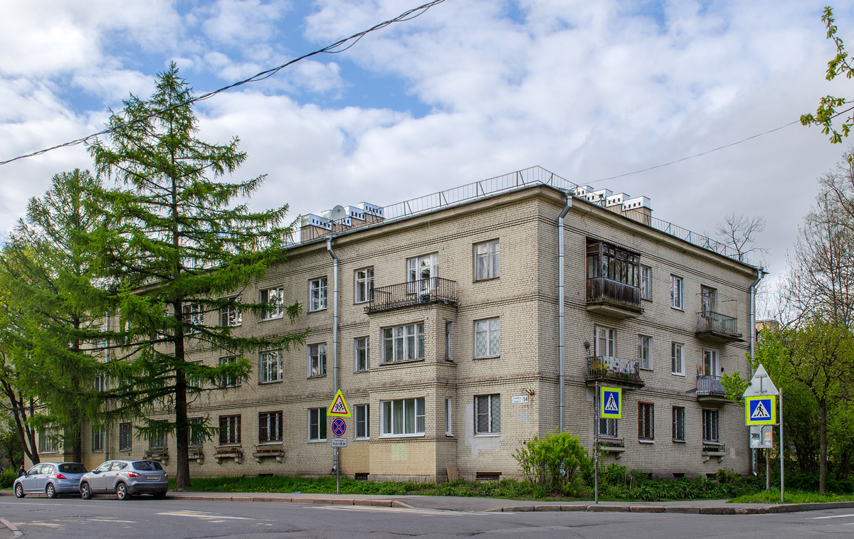 Пушкин, Пушкинская улица, 54 / Госпитальная улица, 26