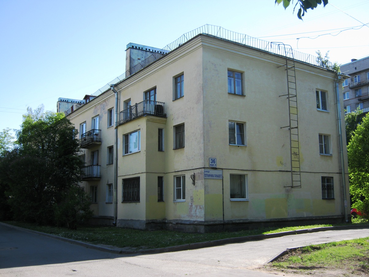 Санкт-Петербург, Улица Пограничника Гарькавого, 36 корп. 4