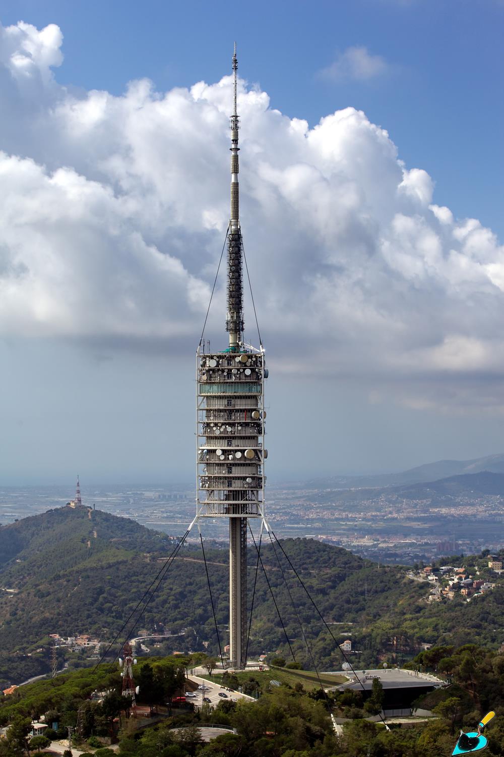 Барселона, Carretera de Vallvidrera al Tibidabo