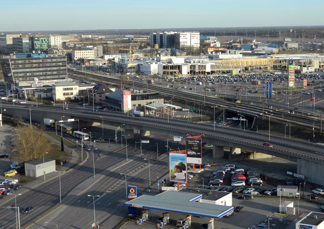 Таллин, Peterburi tee, 2f; Suur-Sõjamäe, 4; Valukoja, 8; Peterburi tee, 2c; Ülemiste viadukt; Ülemiste raudteeviadukt. Таллин — Панорамы