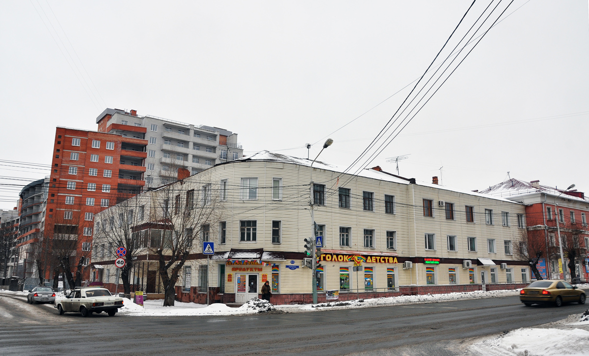 Омск, Улица Герцена, 55/57; Улица Яковлева, 15 / Тарская улица, 52