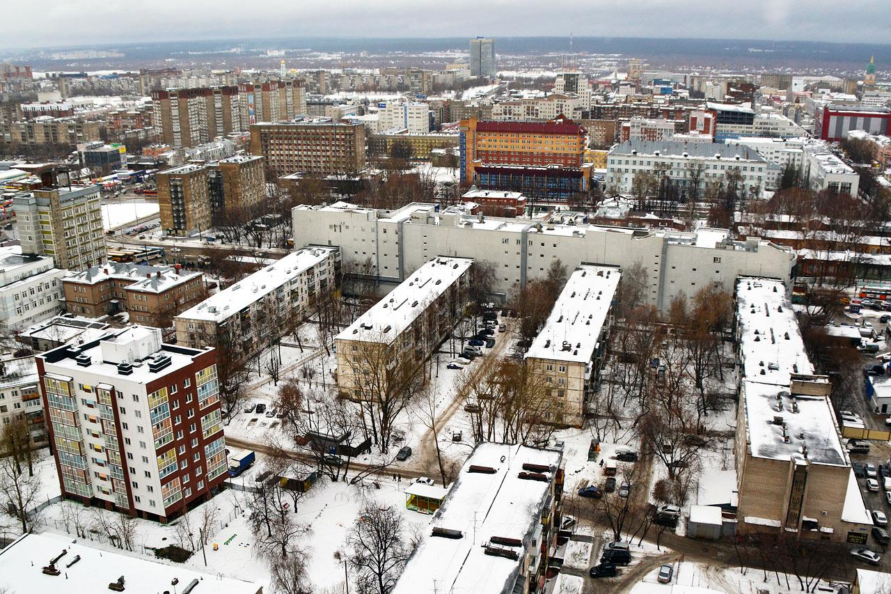 Пермь, Улица Революции, 66; Улица Революции, 62А; Улица Попова, 58; Улица Революции, 64; Улица Пушкина, 87; Улица Революции, 60/1; Улица Революции, 62; Улица Пушкина, 85; Улица Пушкина, 85А; Улица Революции, 60; Улица Революции, 58; Улица Революции, 58А; Улица Куйбышева, 43