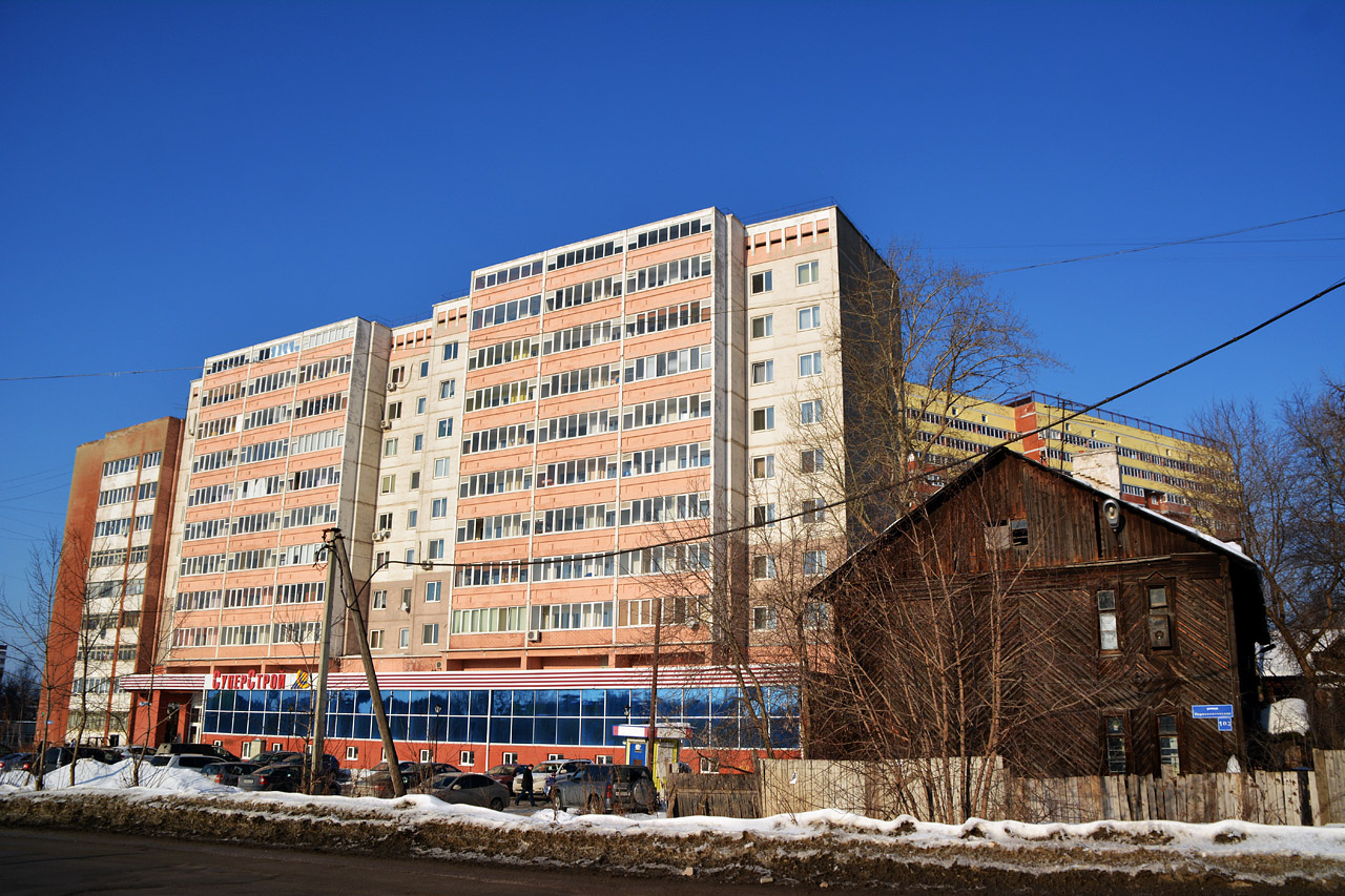 Пермь, Парковый проспект, 45Б; Парковый проспект, 45В; Переселенческая улица, 103