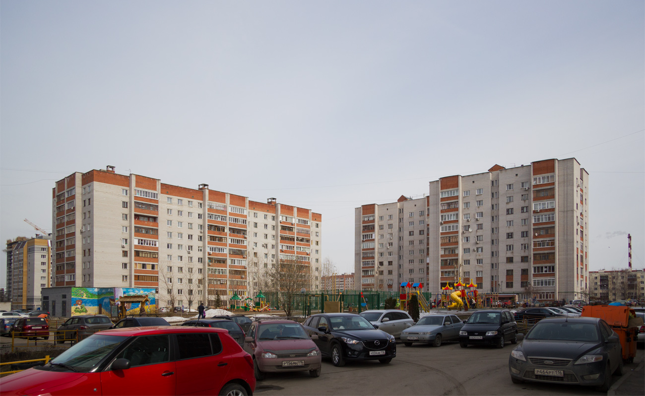 Казань, Улица Карбышева, 63 корп. 1; Улица Карбышева, 63 корп. 2; Улица Академика Парина, 18