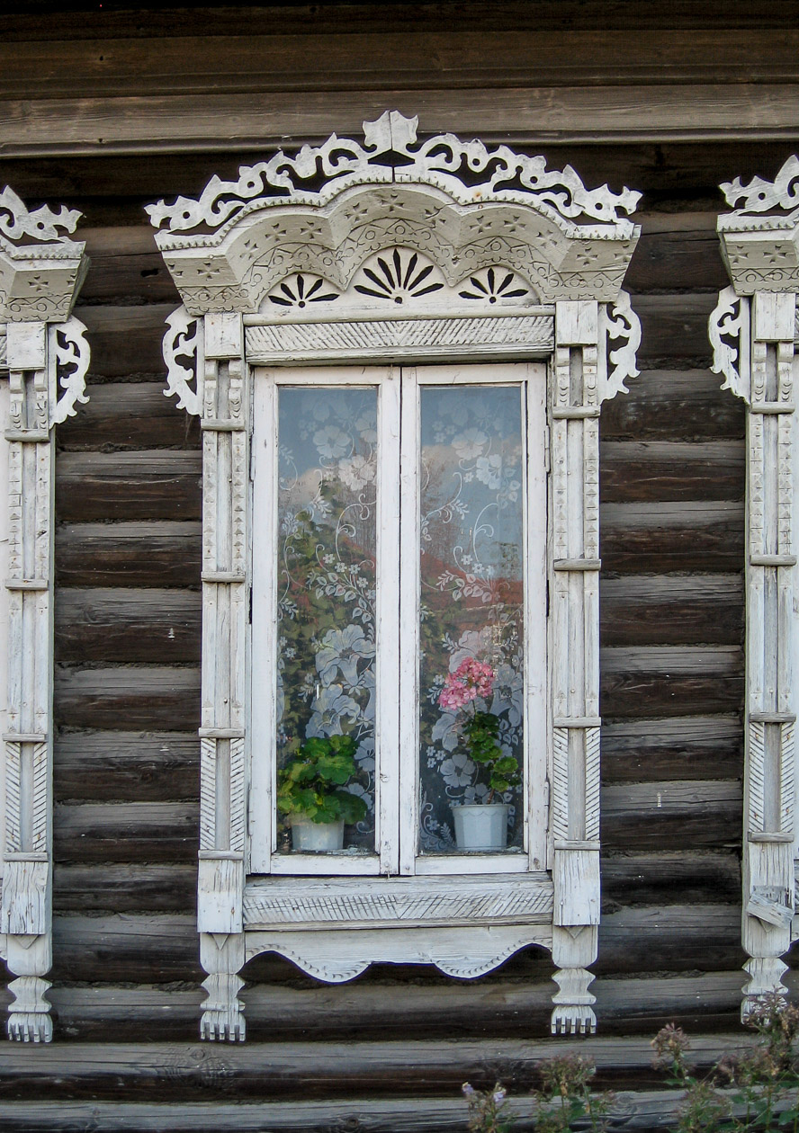 Палех, Улица Баканова, 44. Резные наличники
