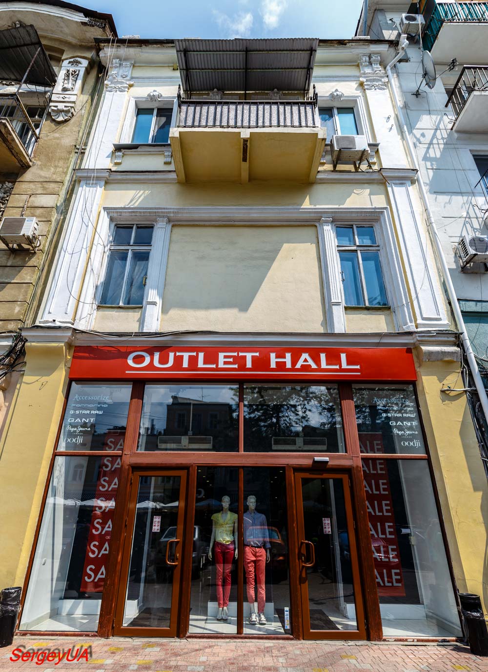 Odesa, гаванна вулиця, 13 / Дерибасівська вулиця, 20