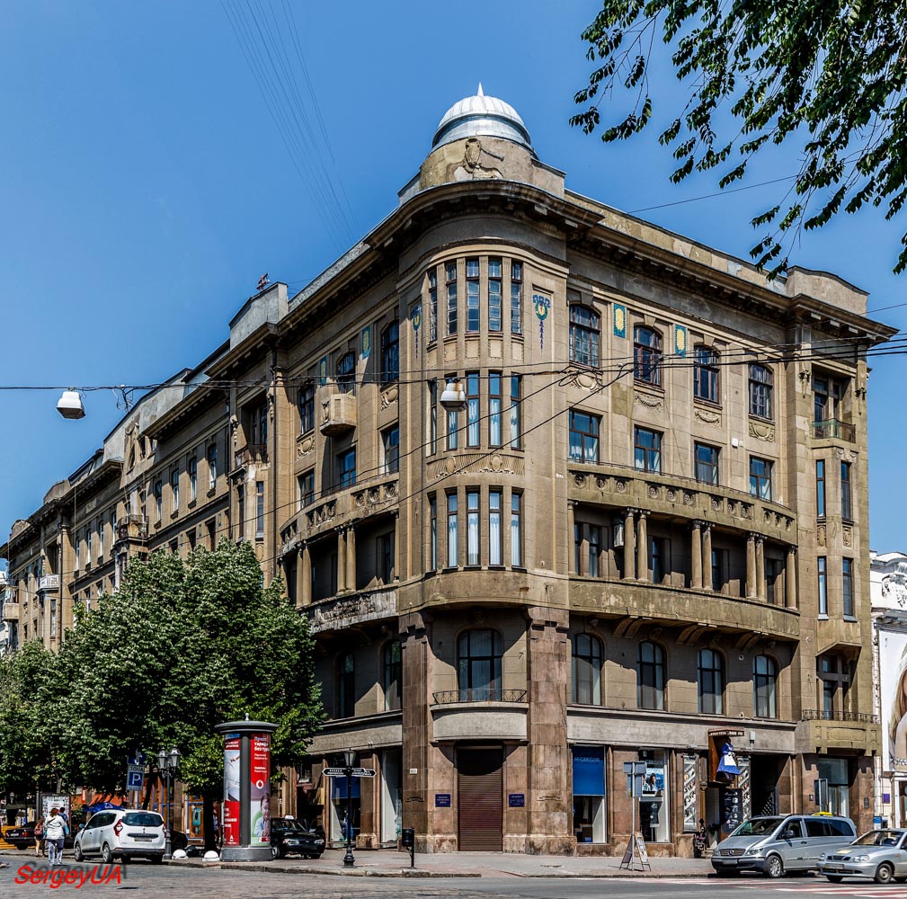 Odesa, рішельєвська вулиця, 4 / Дерибасівська вулиця, 12