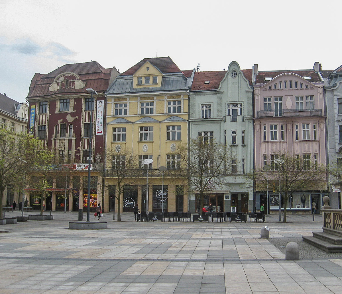 Острава, Střelnični, 2 / Masarykovo náměstí, 6; Masarykovo náměstí, 5; Masarykovo náměstí, 4; Masarykovo náměstí, 3