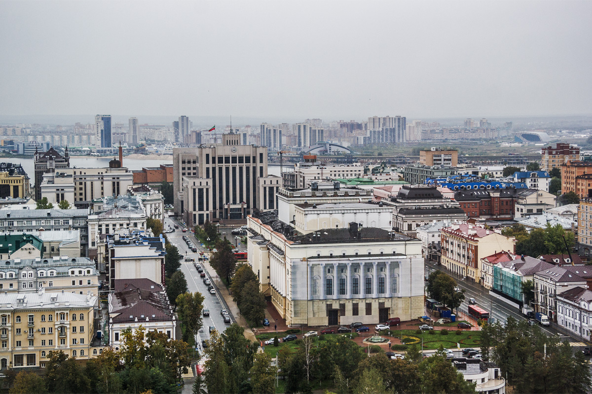 Казань, Площадь Свободы, 2; Площадь Свободы, 1 корп. 1. Казань — Панорамы