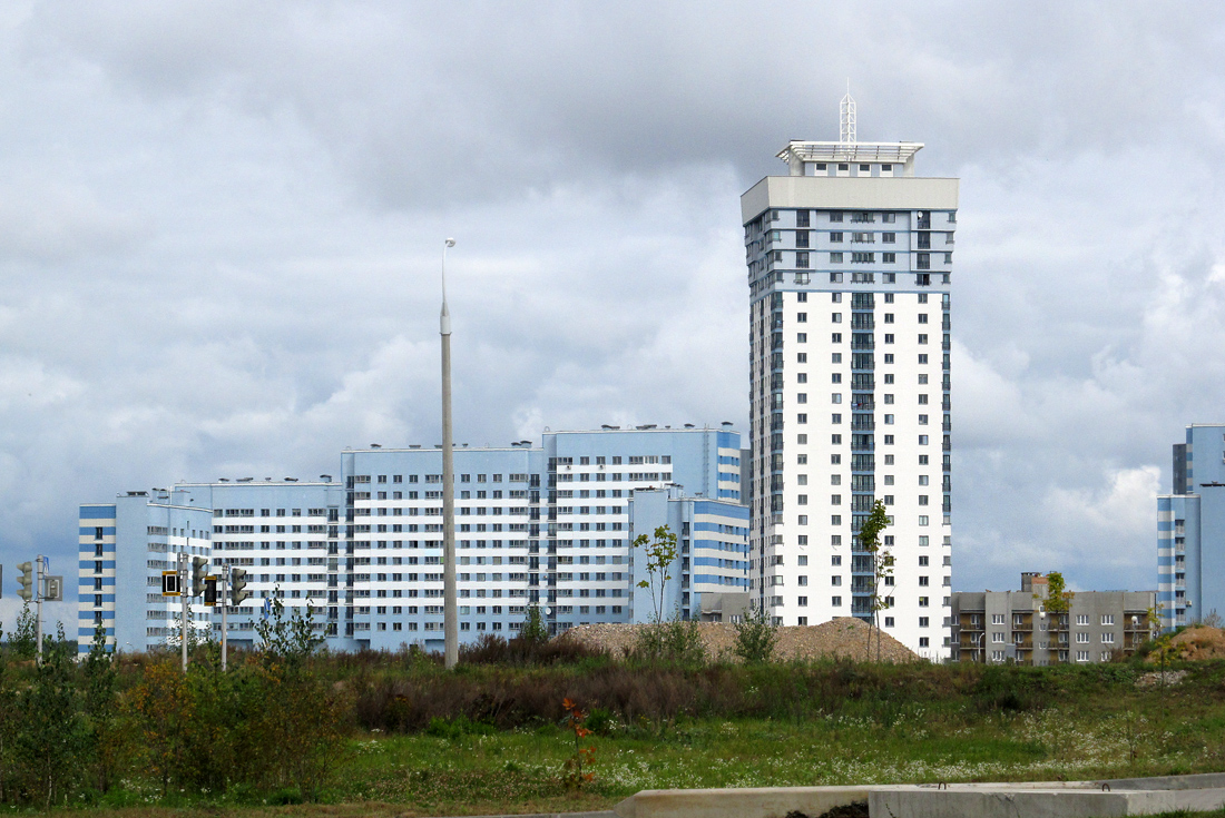 Минск, Проспект Победителей, 123; Мястровская улица, 16