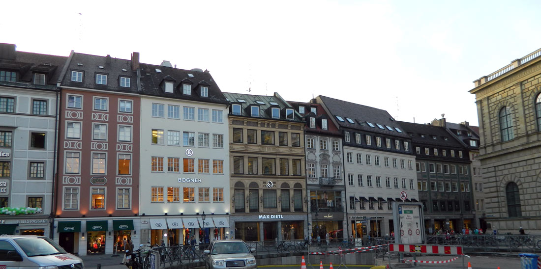 Мюнхен, Residenzstraße, 18; Residenzstraße, 17; Residenzstraße, 16; Residenzstraße, 15; Residenzstraße, 14