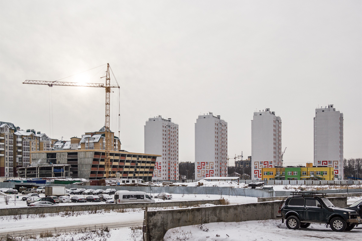 Kazań, Улица Баки Урманче, 11В; Улица Баки Урманче, 11Б корп. 4; Улица Баки Урманче, 11Б корп. 3; Улица Баки Урманче, 11Б корп. 2; Улица Баки Урманче, 11Б корп. 1; Улица Баки Урманче, 11А