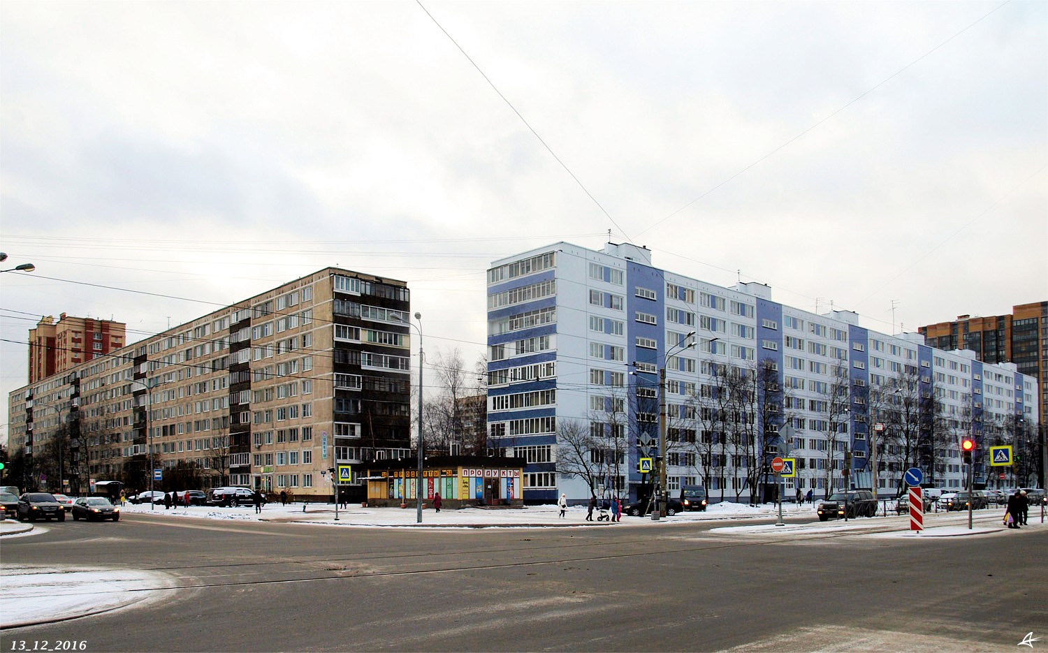Санкт-Петербург, Искровский проспект, 21; Улица Дыбенко, 17 корп. 1