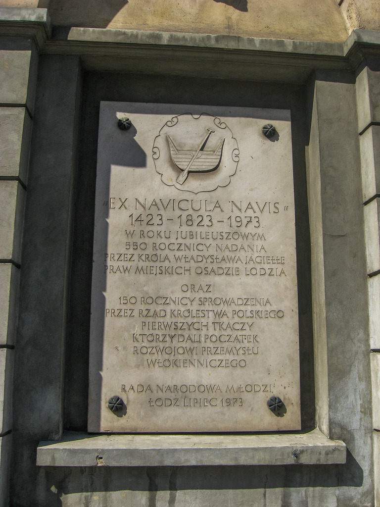 Łódź, Plac Wolności, 1 / Ulica Piotrkowska, 1. Łódź — Memorial plaques