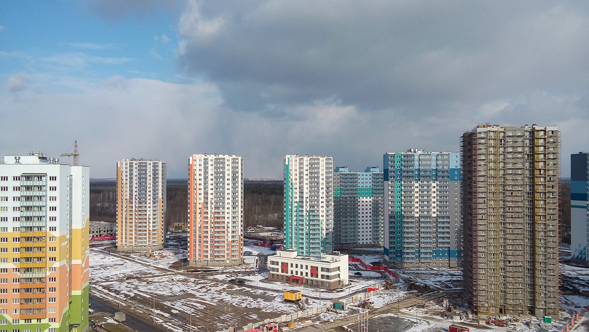 Санкт-Петербург, Муринская дорога, 64; Улица Корнея Чуковского, 7 корп. 1; Улица Корнея Чуковского, 7 корп. 2; Улица Корнея Чуковского, 5 корп. 1; Улица Корнея Чуковского, 5 корп. 2