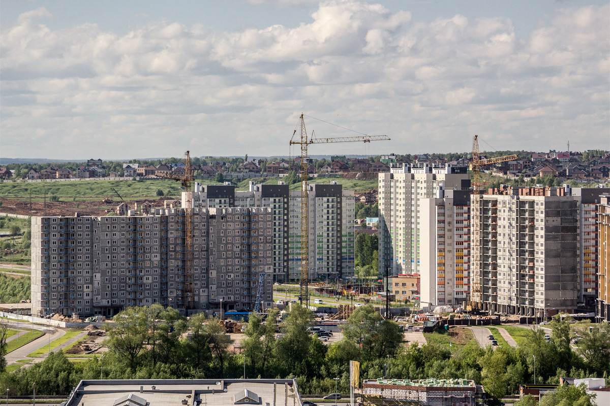 Казань, Улица Александра Курынова, 6 корп. 2; Улица Александра Курынова, 6 корп. 1; Улица Натана Рахлина, 7 корп. 2