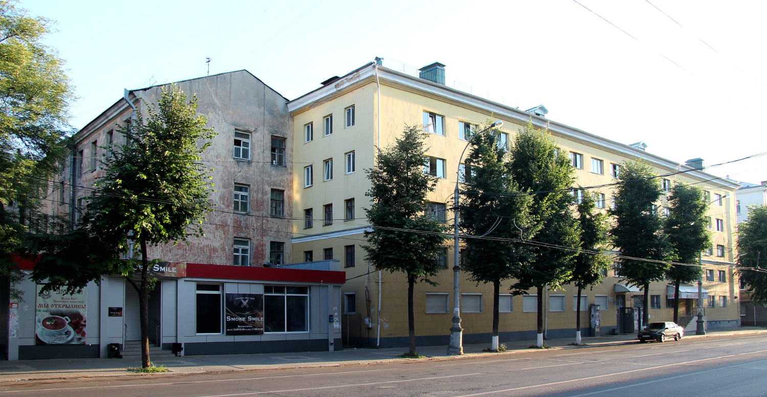 Воронеж, Кольцовская улица, 3; Улица Фридриха Энгельса, 8Б; Улица Фридриха Энгельса, 8