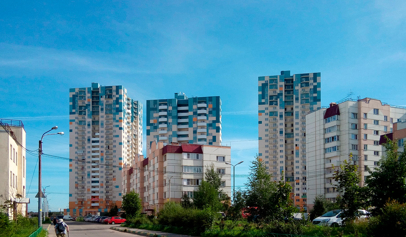 Peterburi, Тихоокеанская улица, 10 корп. 1; Тихоокеанская улица, 12 корп. 1; Тихоокеанская улица, 14 корп. 1