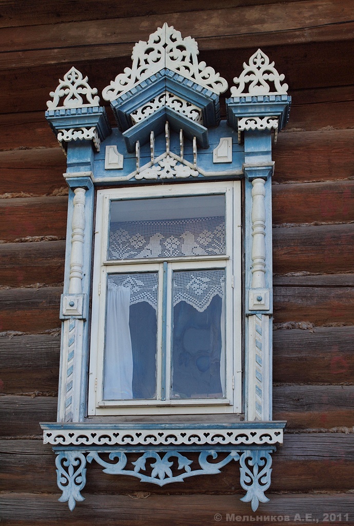 Козьмодемьянск, Промышленная улица, 2 (изба 1). Резные наличники