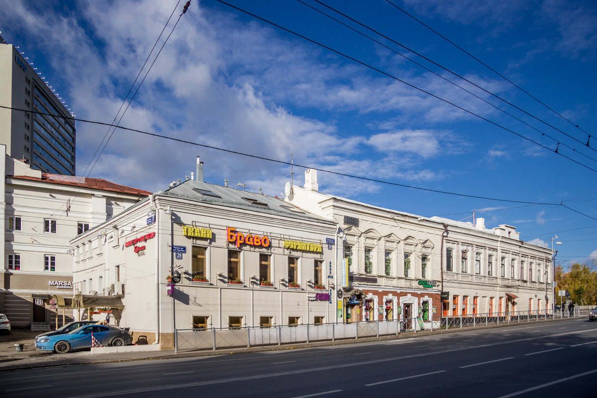 Казань, Улица Пушкина, 29 лит А / Улица Профессора Нужина, 4