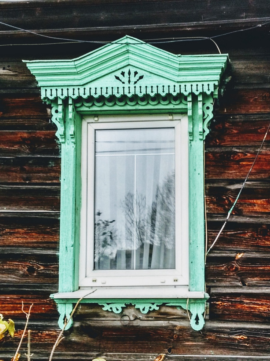 Переславль-Залесский, Правая Набережная, 100. Резные наличники