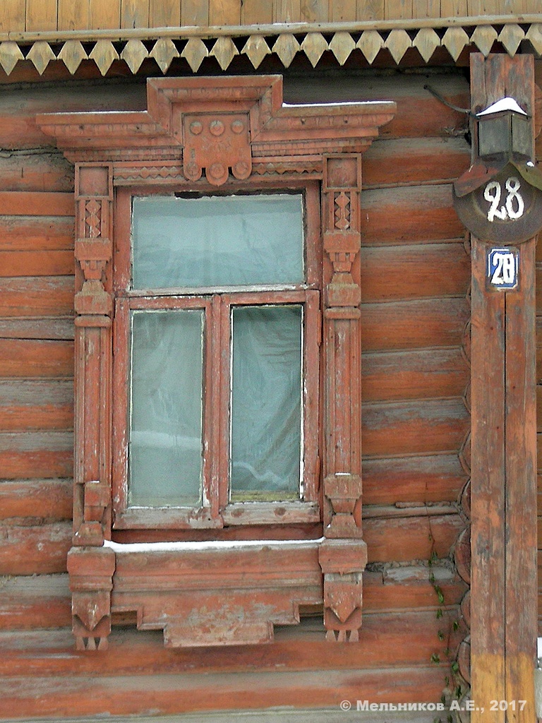 Ivanovo, Красногвардейская улица, 28. Резные наличники