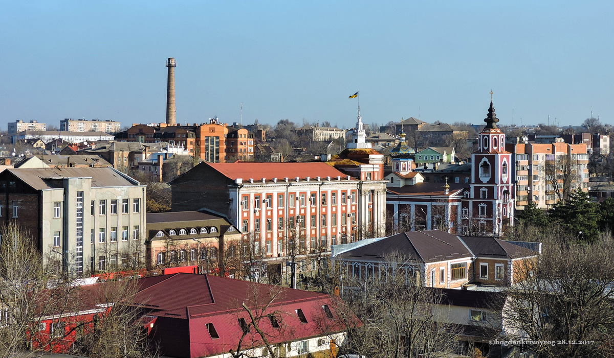 Krzywy Róg, Почтовый проспект, 1; Свято-Николаевская улица, 43; Свято-Николаевская улица, 52А; Свято-Николаевская улица, 54; Свято-Николаевская улица, 41. Krzywy Róg — Panoramas