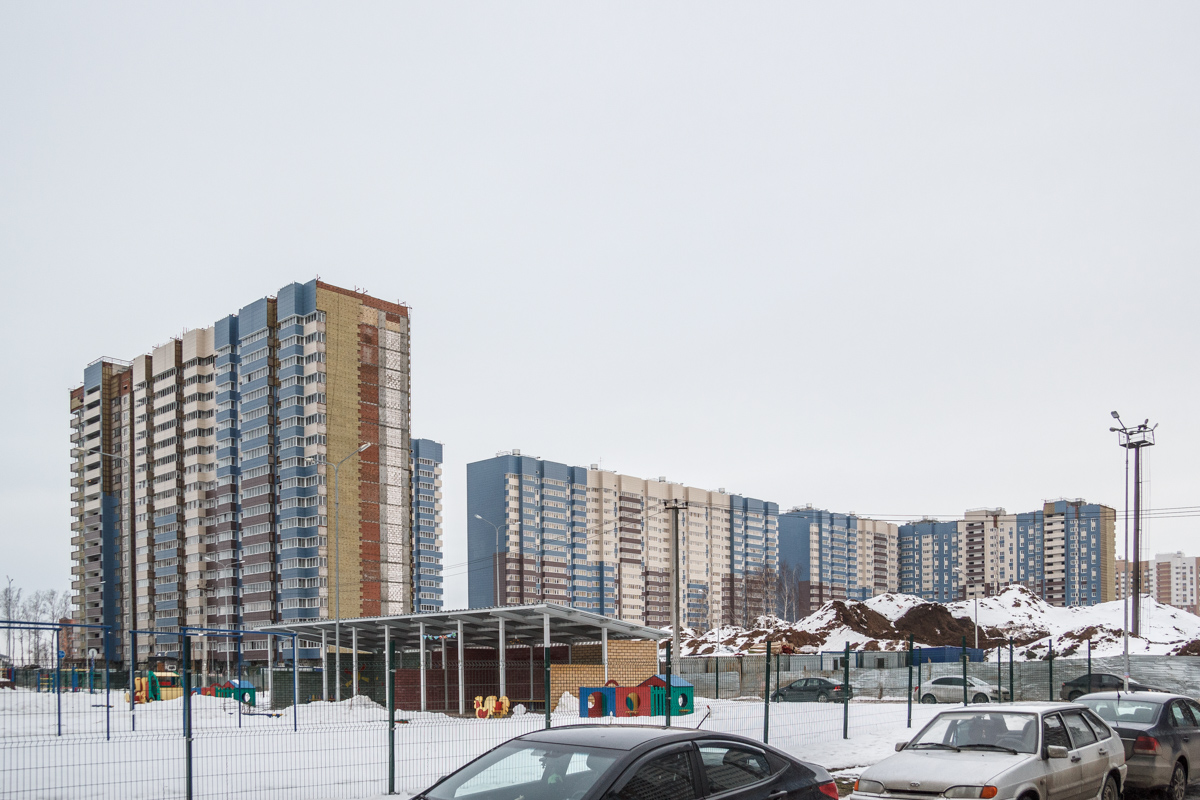 Казань, Улица Виктора Сажинова, 6 / Улица Тансык, 9; Улица Тансык, 7; Улица Тансык, 5