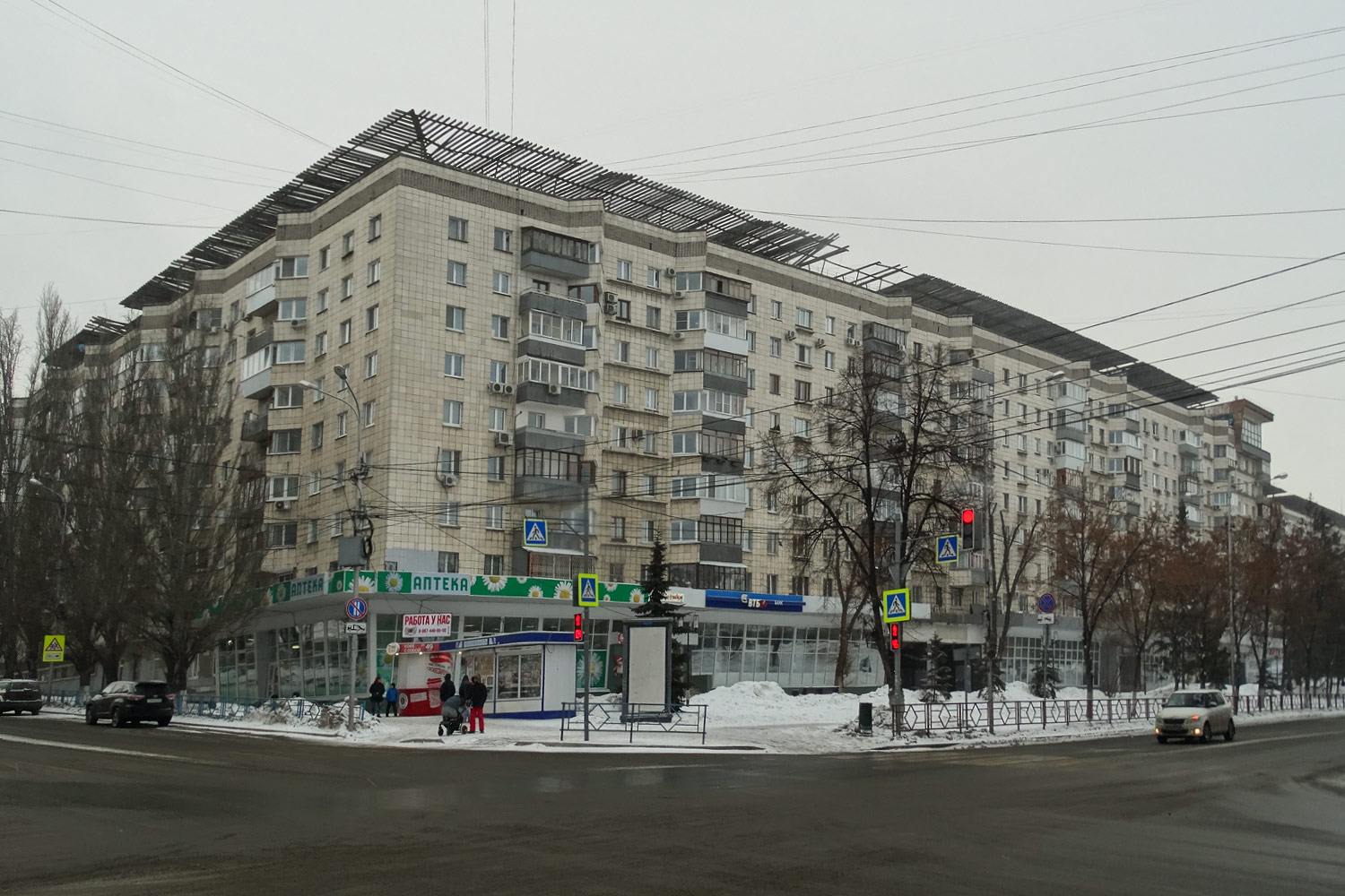 Самара, Молодогвардейская улица, 215; Молодогвардейская улица, 217 / Полевая улица, 9