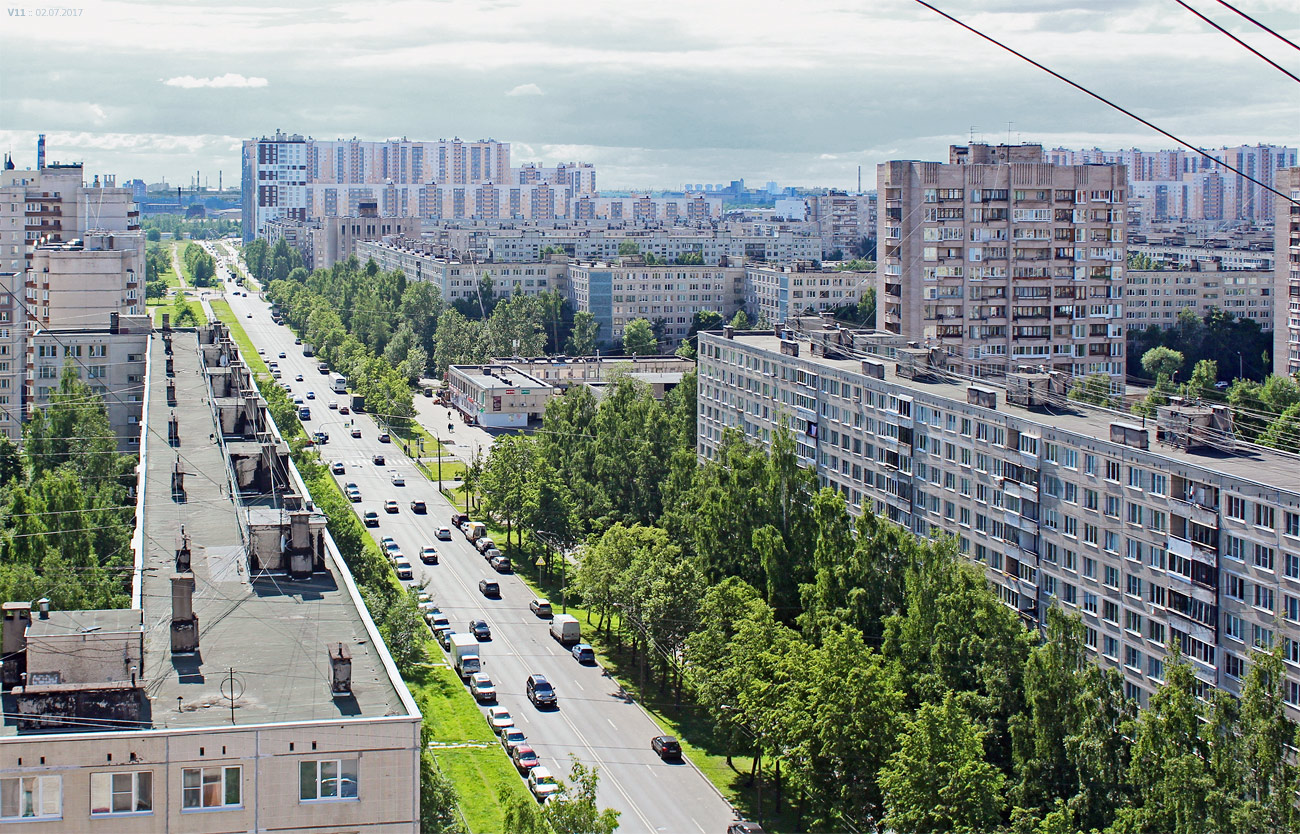 Peterburi, Улица Подвойского, 17 корп. 1; Улица Подвойского, 18 корп. 1; Улица Подвойского, 20 корп. 1. Peterburi — Панорамы