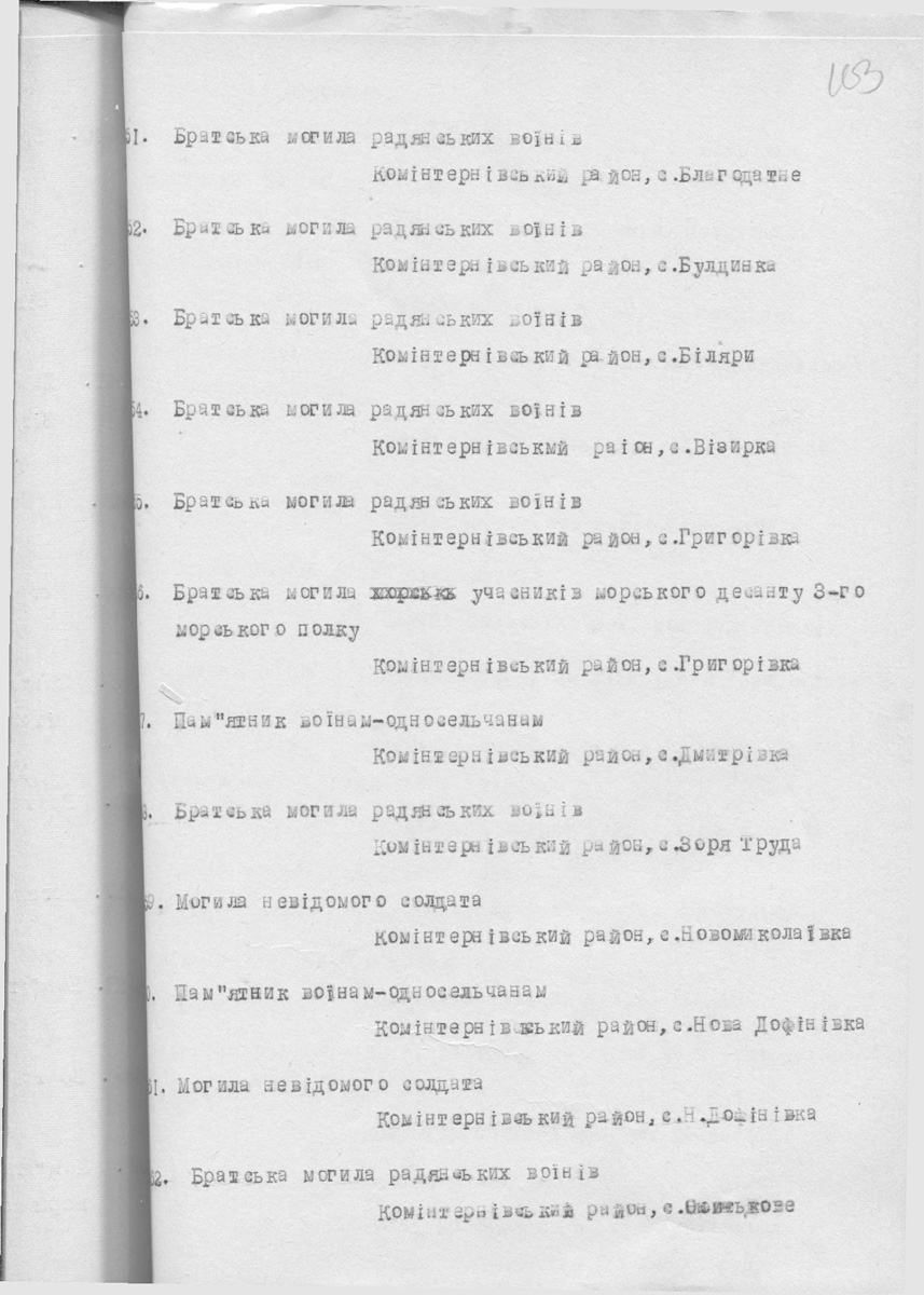 Одесса — Материалы по охране культурного наследия (Одесса и Одесская область)