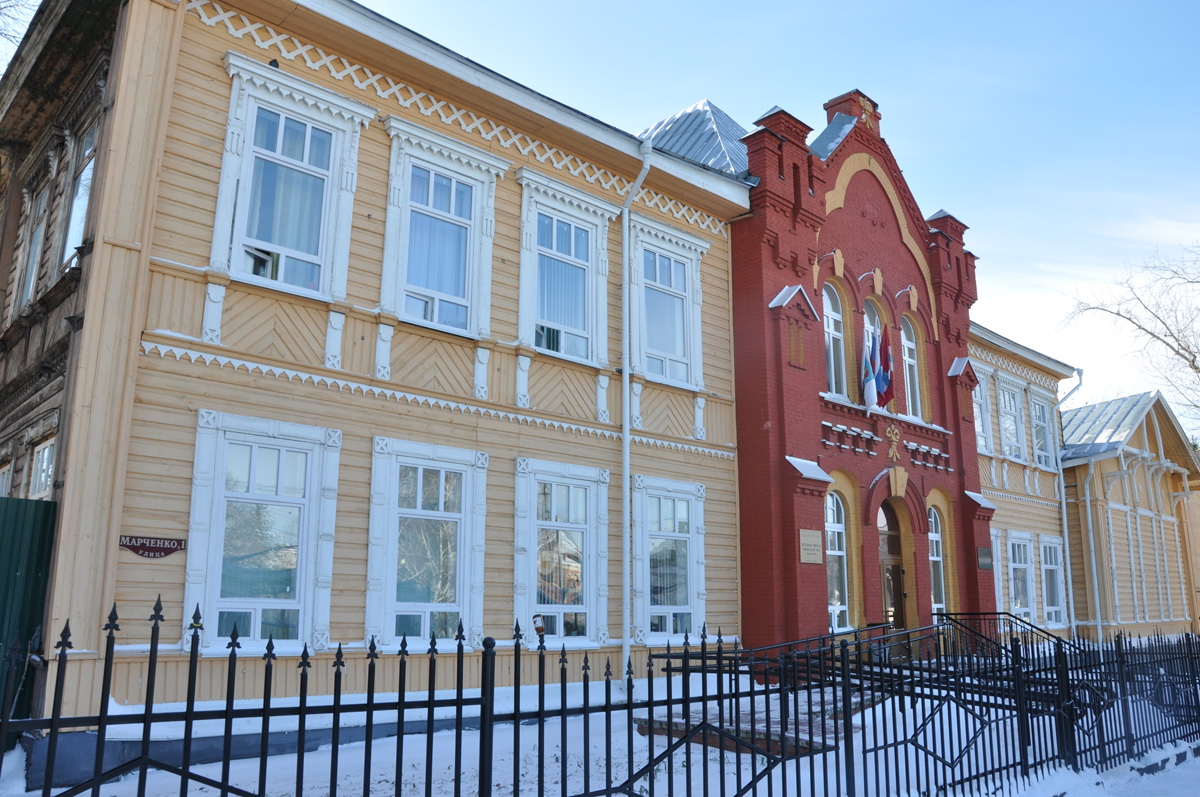 Omsk, Улица Марченко, 1