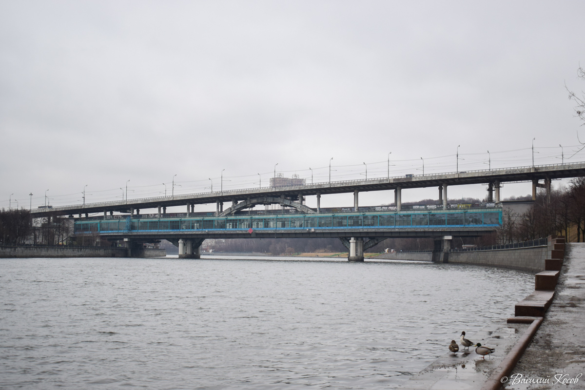 Москва, Комсомольский проспект, Мост Лужники