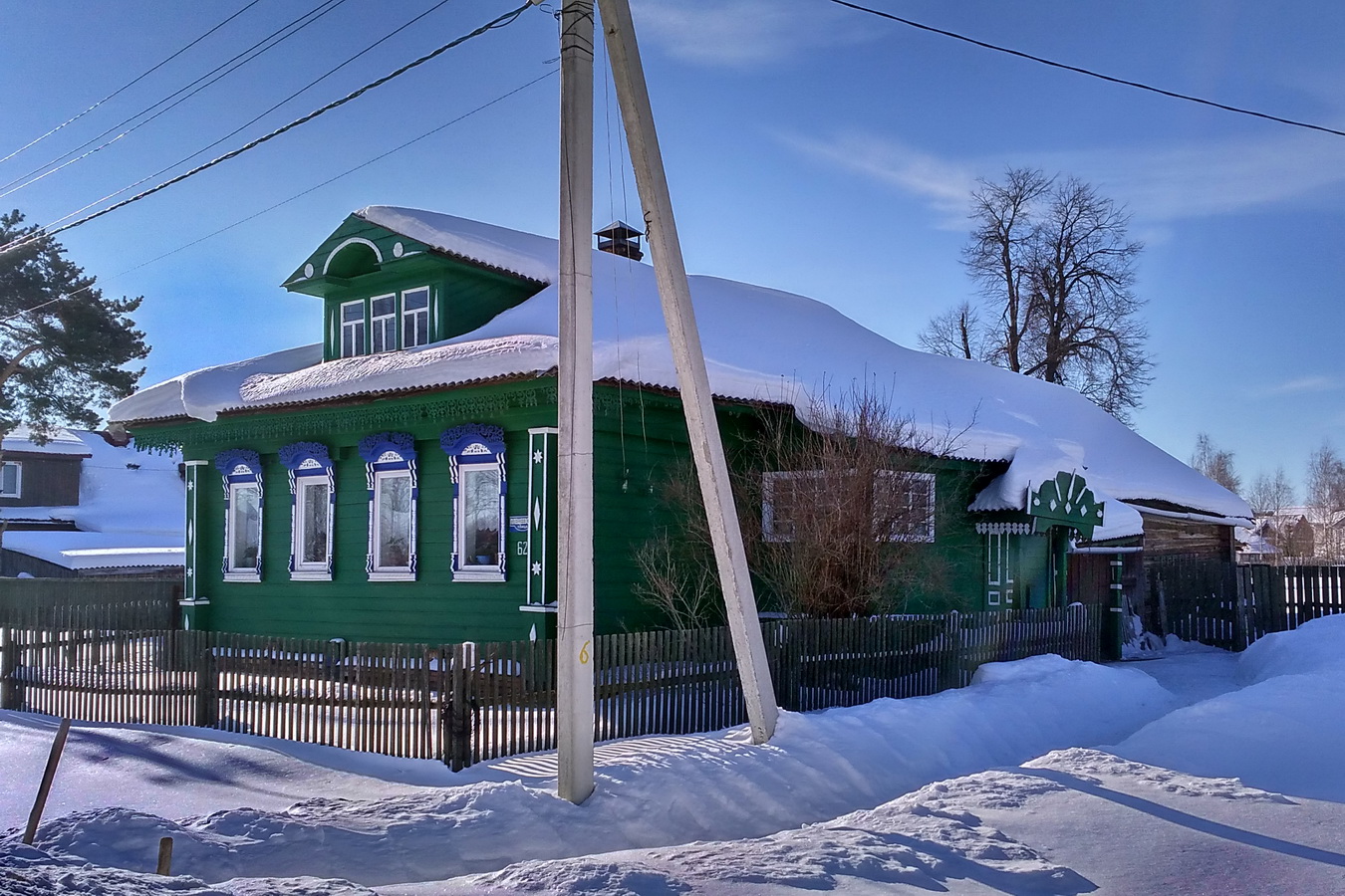 Pereslavsky District, other localities, с. Купанское (Усолье), Плещеевская улица, 62. Резные орнаменты (кроме наличников)