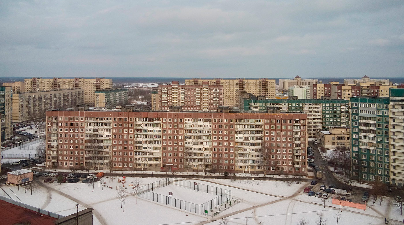 Kolpino, Тверская улица, 54; Октябрьская улица, 61; Октябрьская улица, 63; Октябрьская улица, 65; Октябрьская улица, 69; Октябрьская улица, 71; Октябрьская улица, 75; Улица Ижорского Батальона, 21; Колпинская улица, 9
