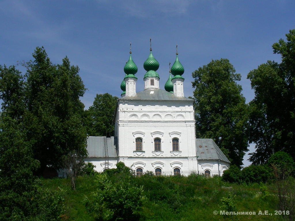 Шуйский район, прочие н.п., с. Красноармейское, Архангельская улица, Троицкая церковь