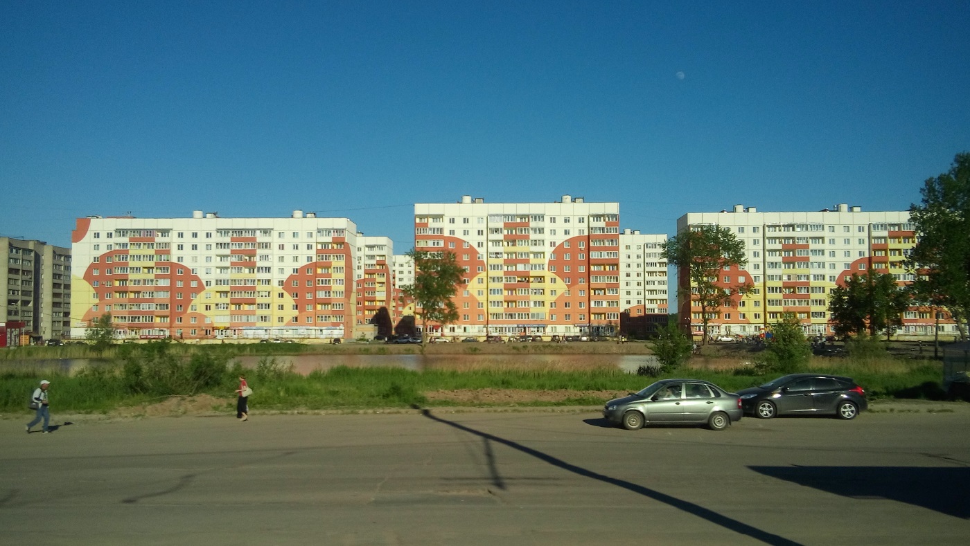 Великий Новгород, Большая Санкт-Петербургская улица, 106 корп. 1; Большая Санкт-Петербургская улица, 106 корп. 2; Большая Санкт-Петербургская улица, 108 корп. 3
