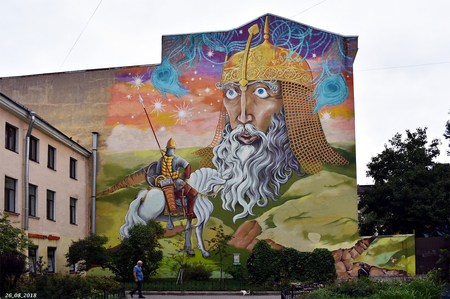 Санкт-Петербург, Литейный проспект, 50. Монументальное искусство (мозаики, росписи, барельефы, сграфито)