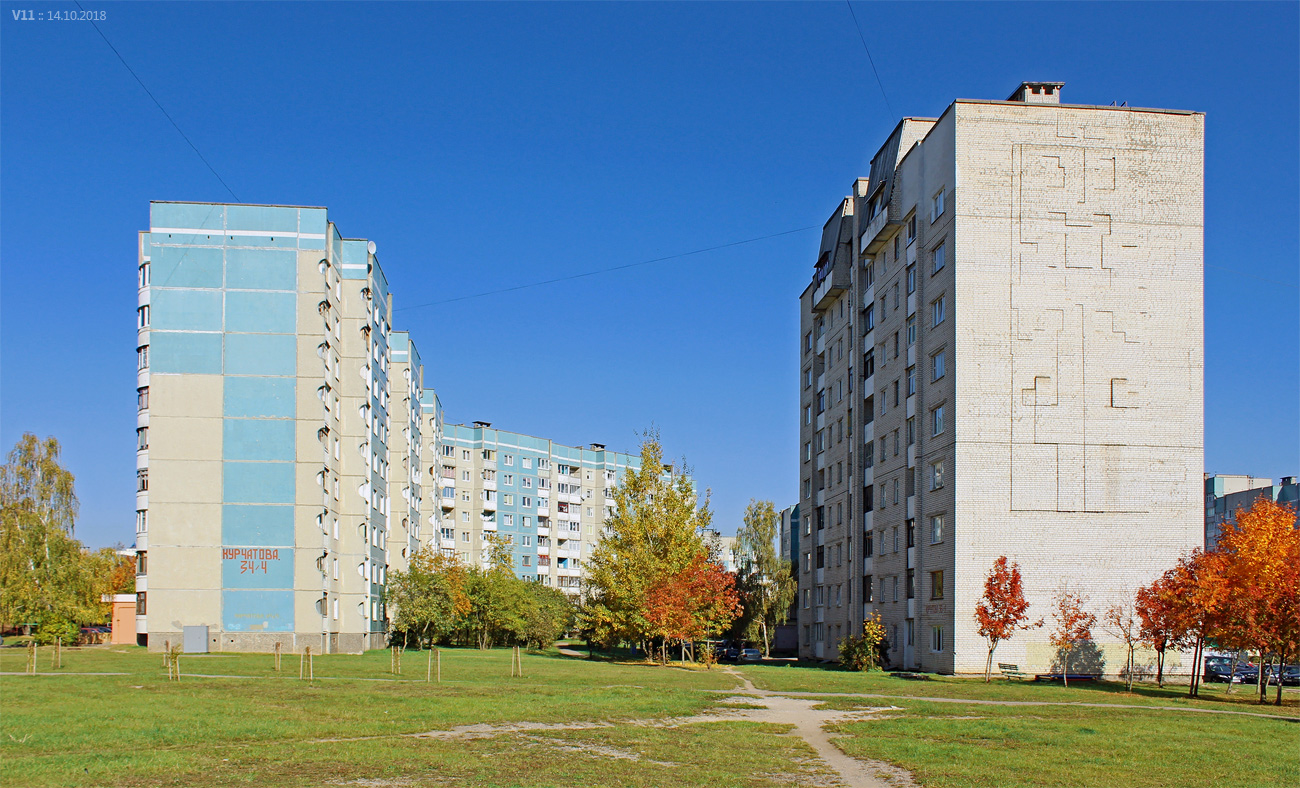 Гродно, Улица Курчатова, 34 корп. 4; Улица Курчатова, 36 корп. 4