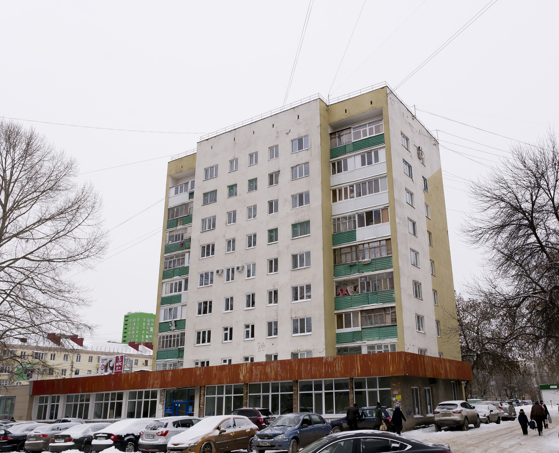 Ufa, Улица Степана Халтурина, 59 / Проспект Октября, 17