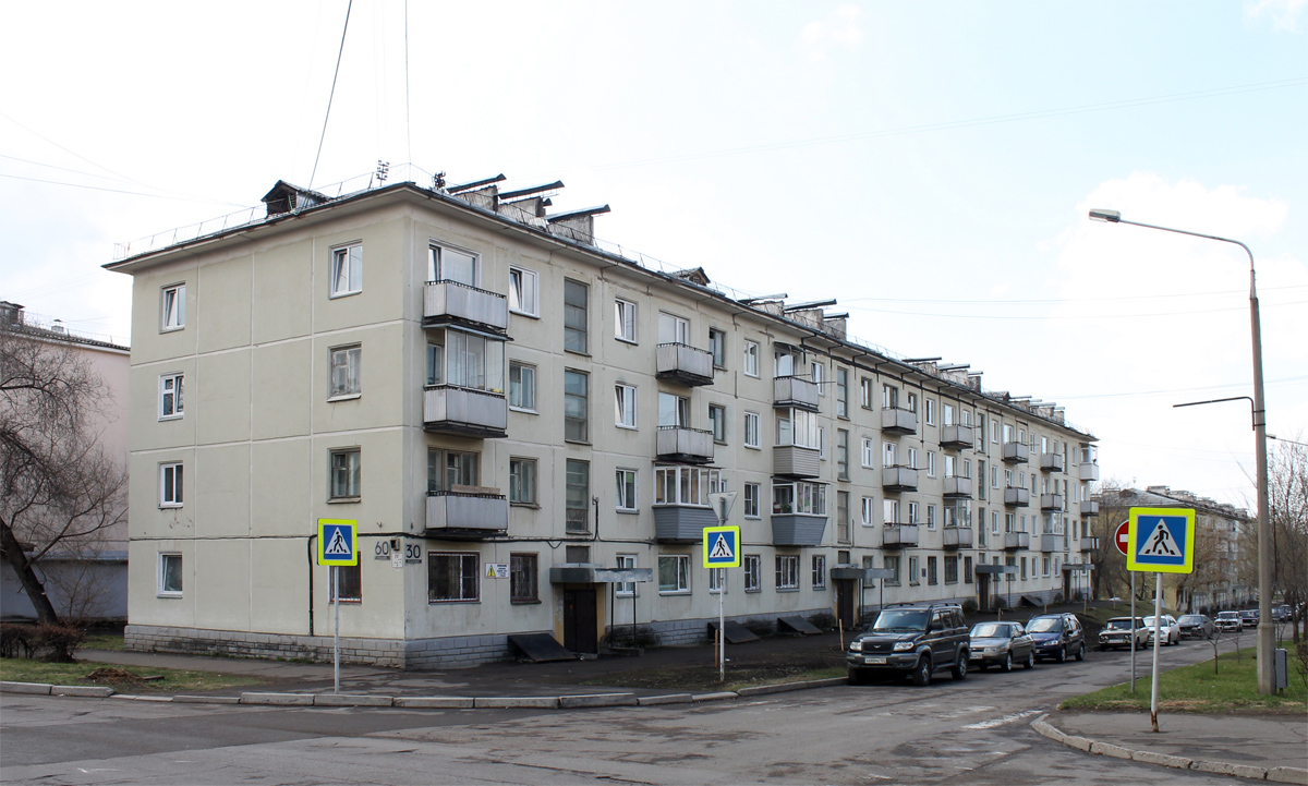 Железногорск, Улица Пушкина, 30 / Улица Свердлова, 60