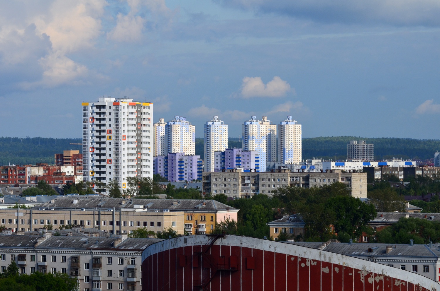 Perm, Улица КИМ, 101; Уинская улица, 33; Уинская улица, 35; Уинская улица, 37; Уинская улица, 41