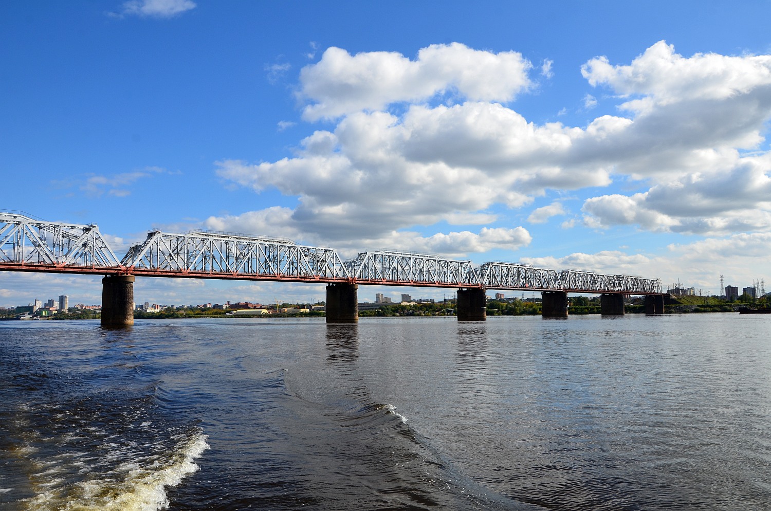 Perm, Камский железнодорожный мост