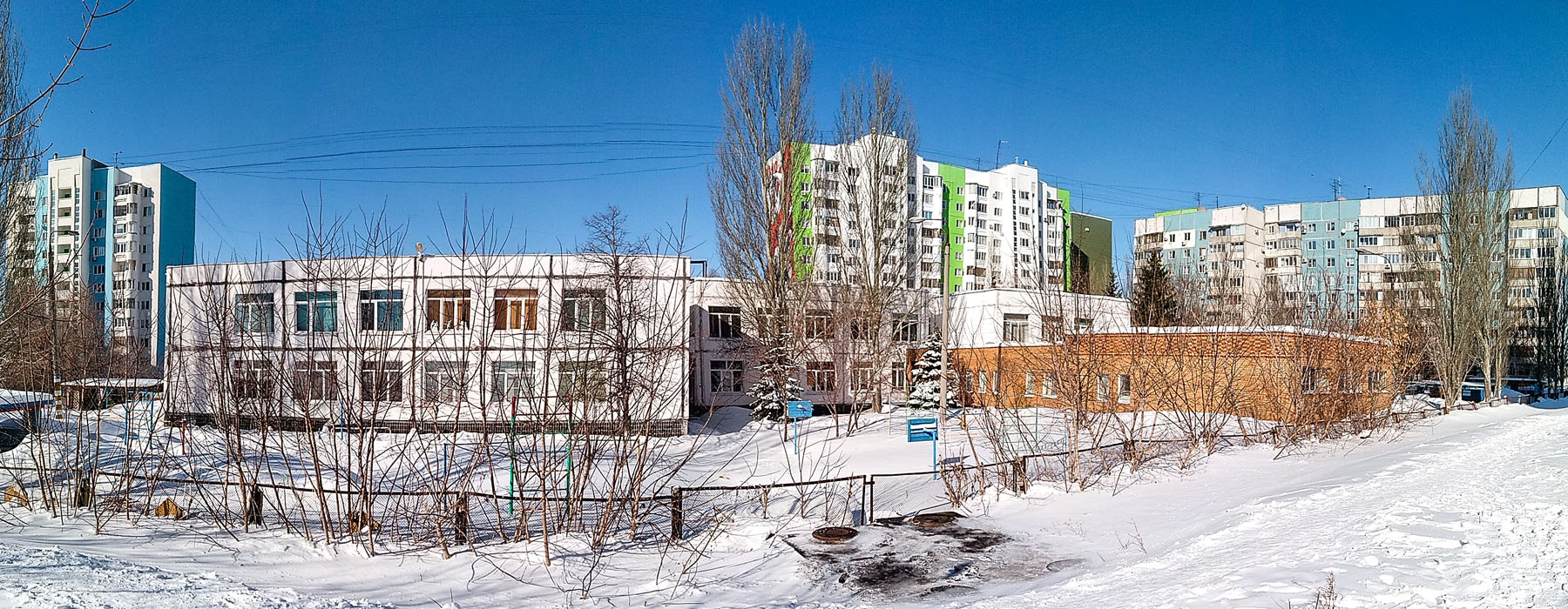 Самара, Ново-Садовая улица, 365А (детсад); Ново-Садовая улица, 365А (бассейн). Самара — Панорамы