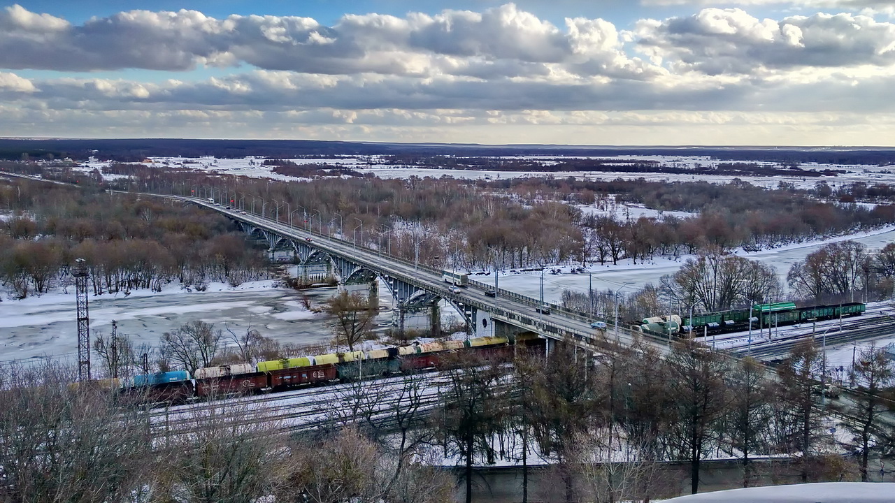 Vladimir, Муромская улица, мост имени 850-летия Владимира