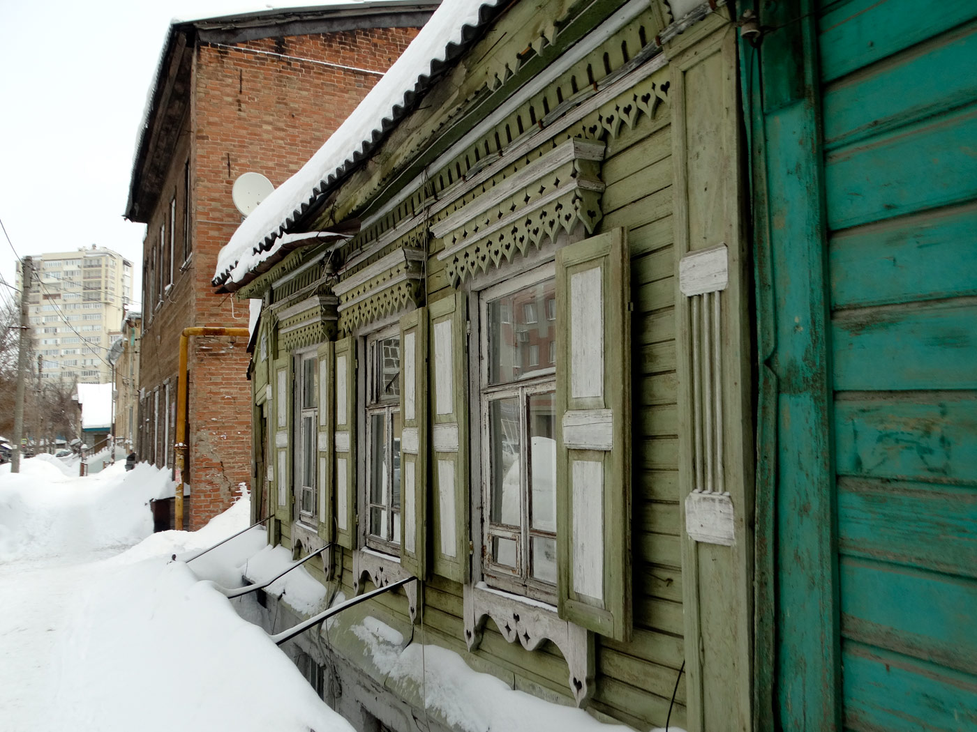 Самара, Ленинская улица, 173. Резные наличники
