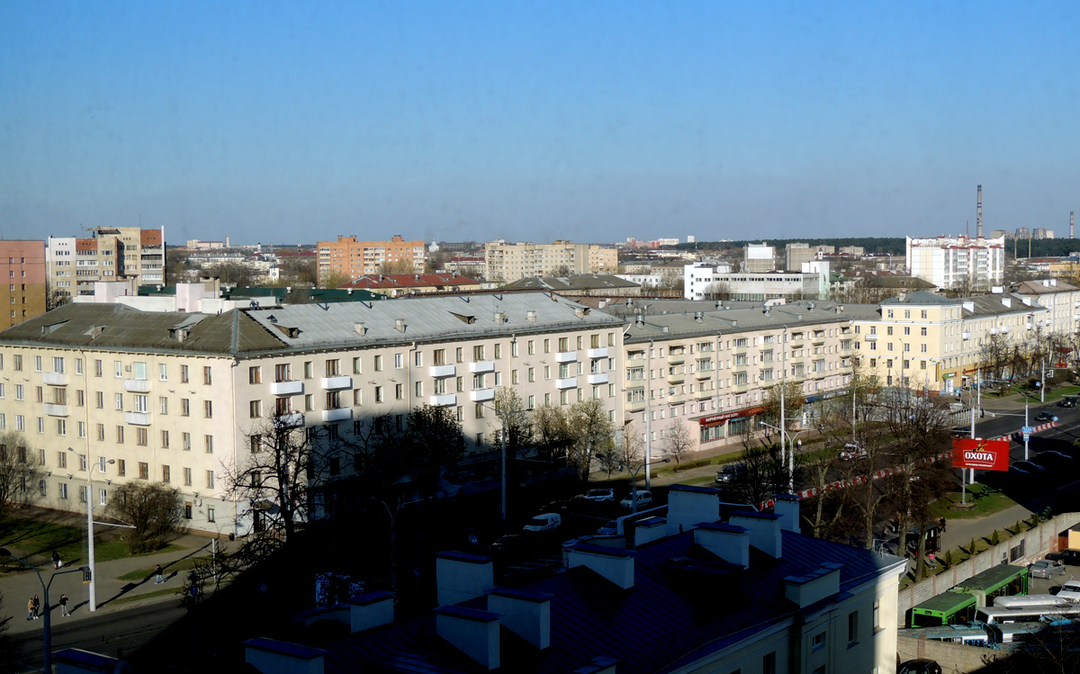 Мінск, Партизанский проспект, 9; Партизанский проспект, 11 / Рабочий переулок, 1; Партизанский проспект, 13 / Рабочий переулок, 2. Мінск — Панорамы