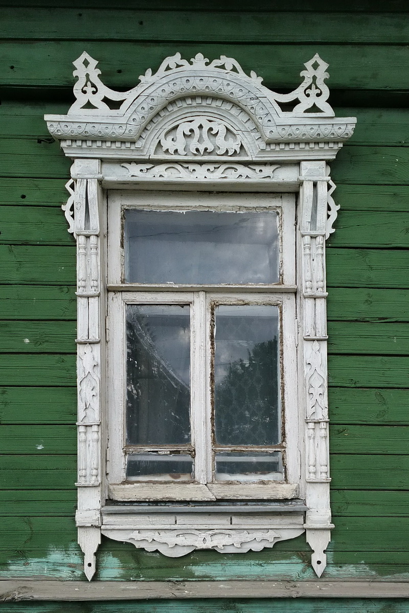 Некрасовское, Советская улица, 52. Резные наличники